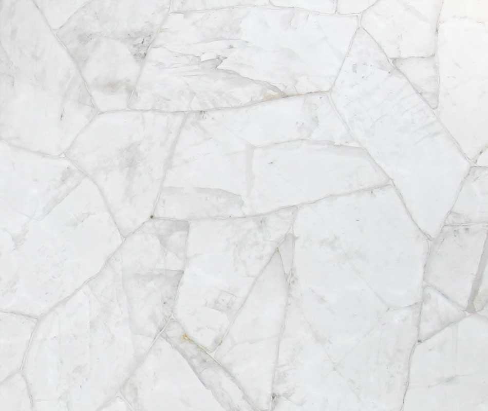 Backlit Gemstone Slab White Quartz